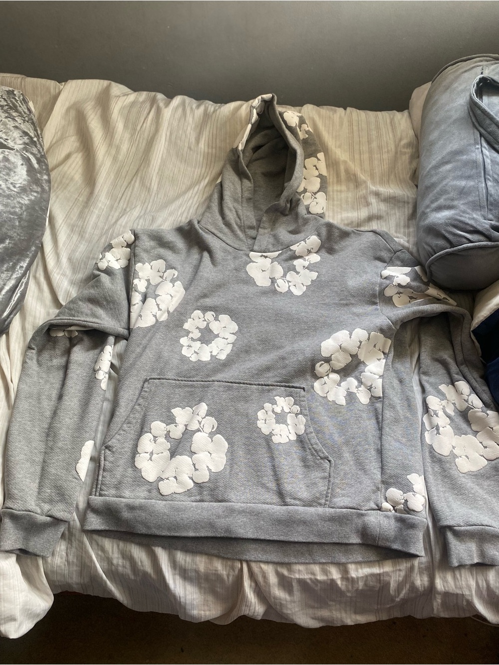 denim tears the cotton wreath sweatshirt 'gray'
